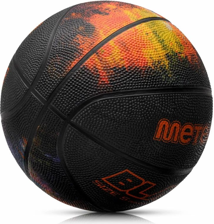 Top për basketboll për fëmijë Meteor, e zezë