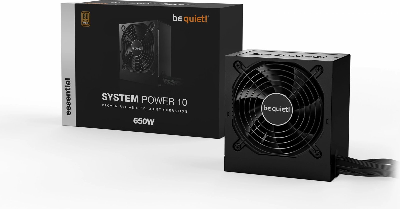 Furnizues energjie Be Quiet! System Power 10, 650 W, 200 - 240 V, 50 Hz, 5 A, Active, 120 W