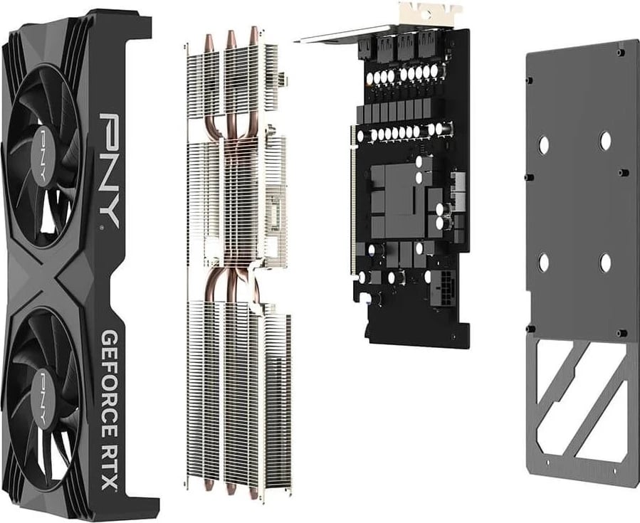 Kartë Grafike PNY GeForce RTX 4070 SUPER Verto Dual Fan 12GB OC GDDR6X DLSS 3