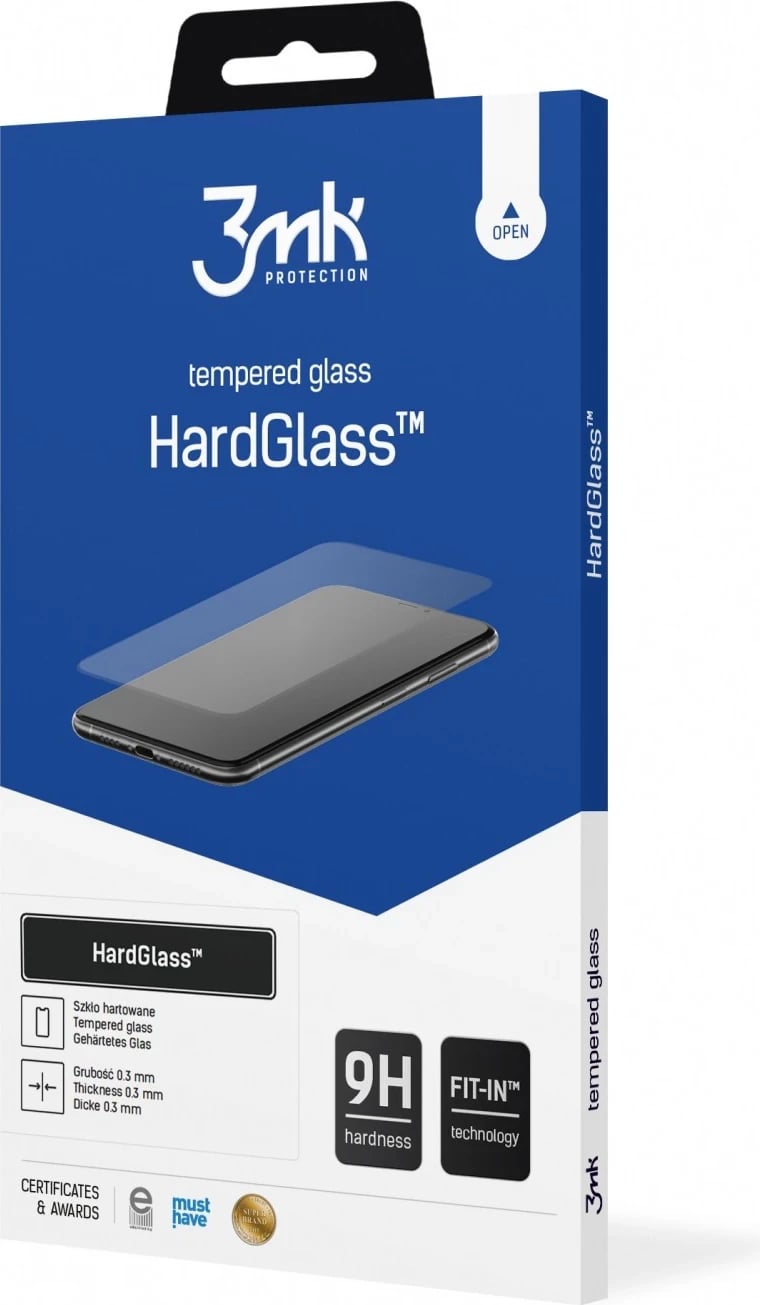 Qelq mbrojtës 3MK HardGlass për Apple iPhone 6s, transparent