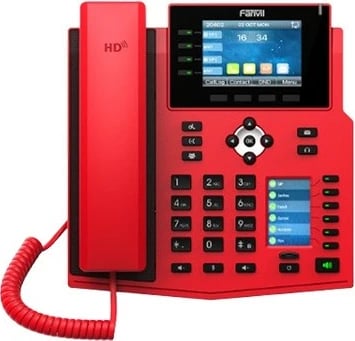 Telefon VoIP Fanvil X5U-R V2, i kuq