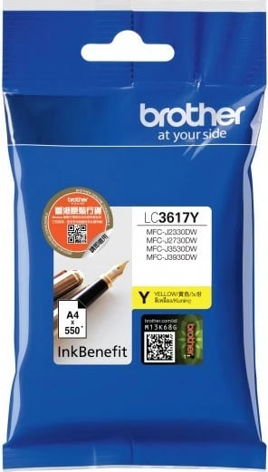 Ngjyrë LC-3617Y për printer Brother, e verdhë