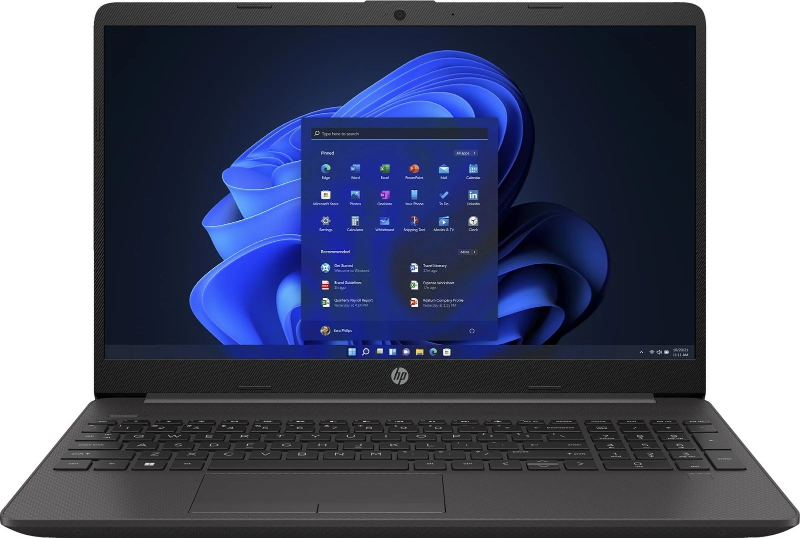 Laptop HP, 255 G9, 39.6 cm (15.6") Full HD AMD Ryzen™ 3 5425U 16 GB DDR4-SDRAM 512 GB SSD Wi-Fi 6 (802.11ax) Windows 11 Pro Black