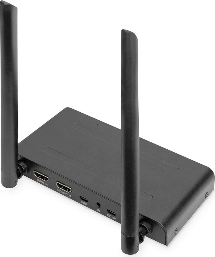 Transmetues dhe pranues DIGITUS DS-55321, HDMI KVM Extender, Wireless, i zi