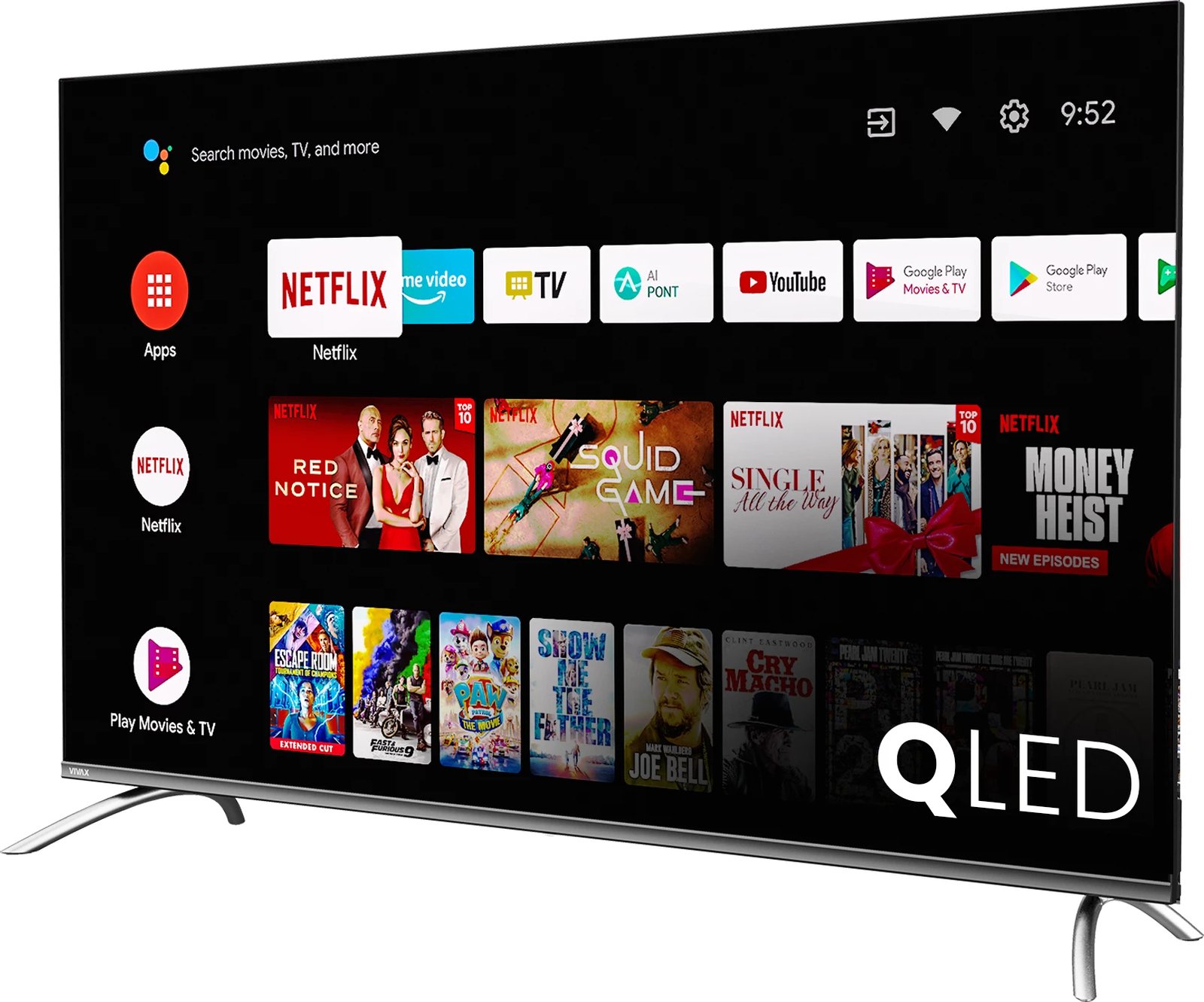 TELEVIZOR VIVAX 50Q10C | 50" QLED 4K SMART TV ANDROID