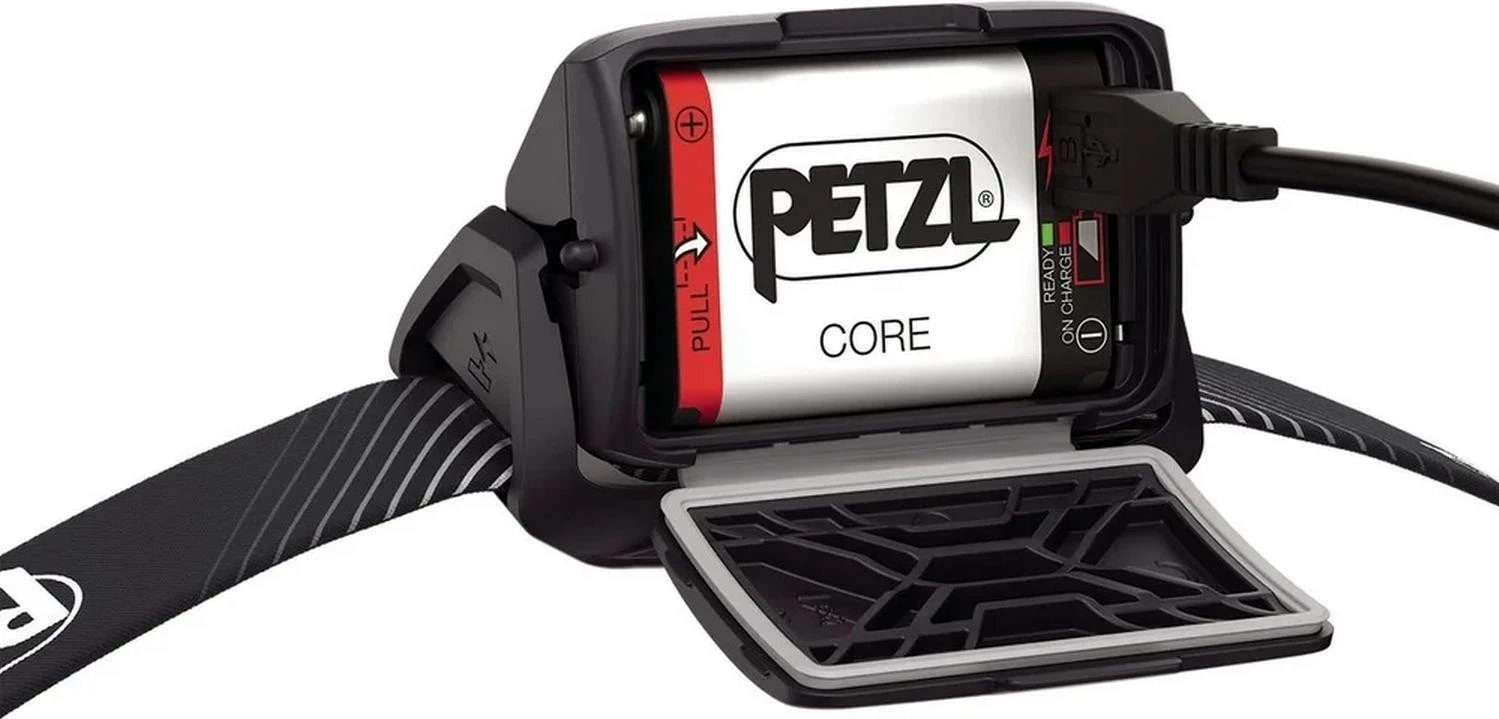 Dritë koke Petzl Actik Core, 600 lumen, gri