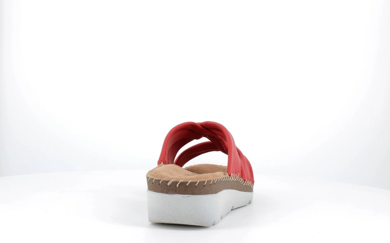 Sandale per femra LINA, të kuqe 