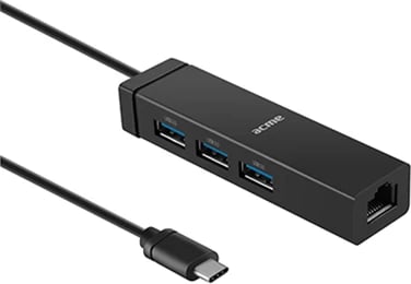 Përshatës Acme HUB HB540 USB 3.0,4 porte, RJ45, USB type-C