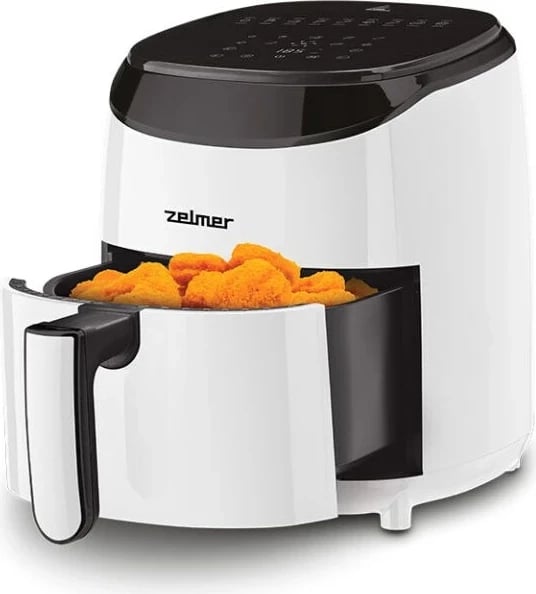 Fritezë Zelmer ZAF3551W, 3.5 L, 1200 W, E bardhë