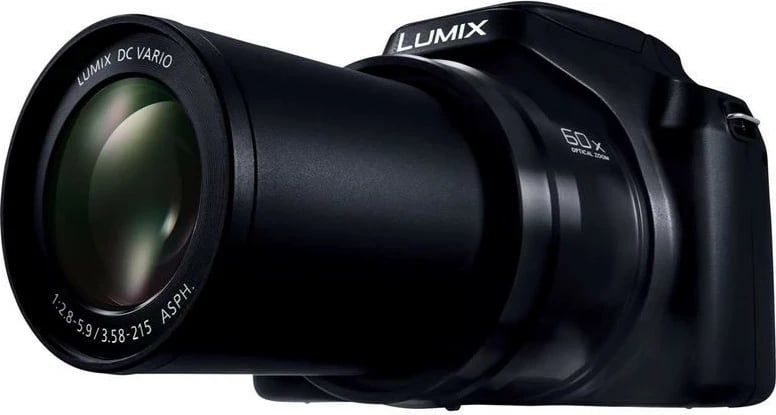 Kamerë Panasonic LUMIX DC-FZ82, 18 MP, Zoom optik 60x, 4K, WiFi, e zezë