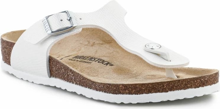 Flip-flopa për fëmijë Birkenstock, të bardha