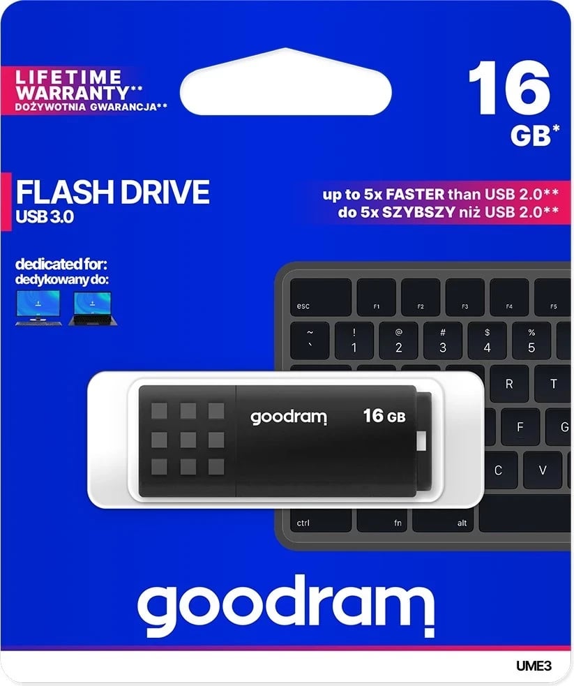 USB GOODRAM, USB 3.0, UME 3, 16GB