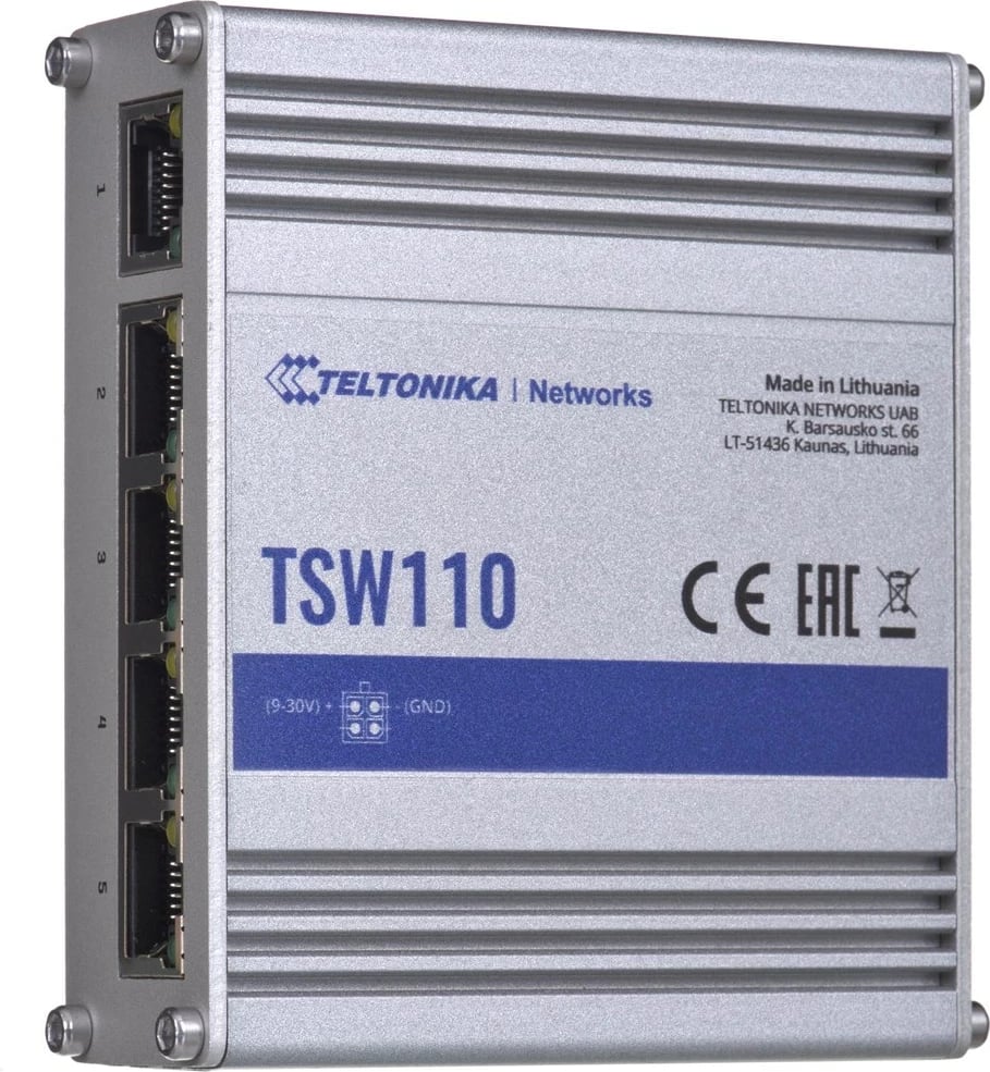 Switch Teltonika TSW110, 5x RJ45, 1000MB/s