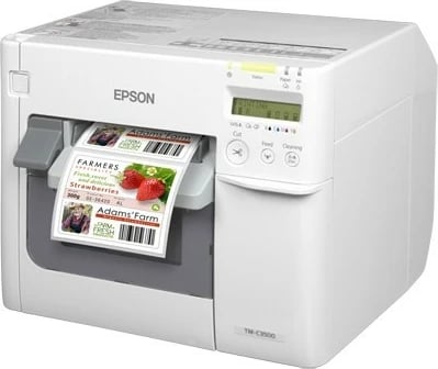 Printer etiketa Epson TM-C3500, Inkjet, 720 x 360 DPI, 103 mm/sec, Wired, Bardhë