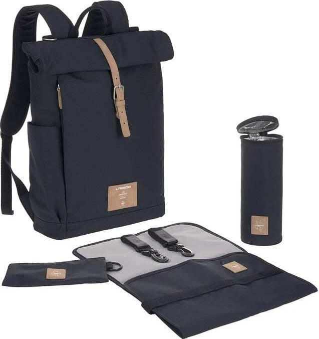 Çantë shpine Lassig Cool Green Label Rolltop, navy blue