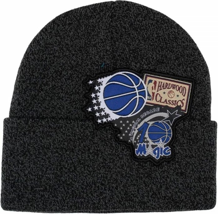 Kapelë Orlando Magic Mitchell & Ness për meshkuj dhe fëmijë, ngjyrë e zezë