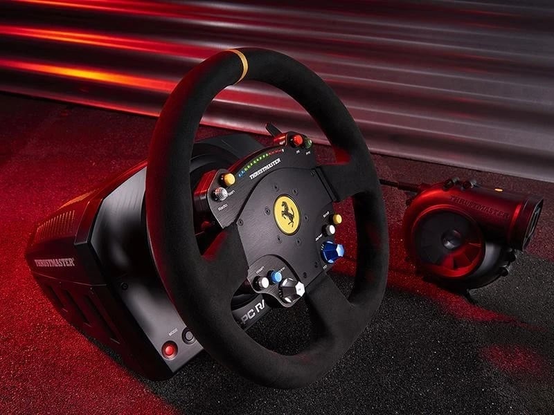 Timoni për lojëra Thrustmaster, i zi