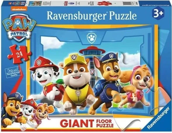 Puzzle gjigant Ravensburger Paw Patrol, 24 pjesë