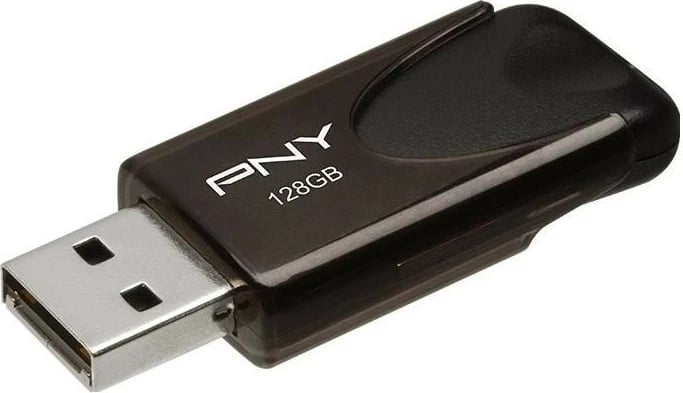 USB PNY 4, 128GB, e zezë