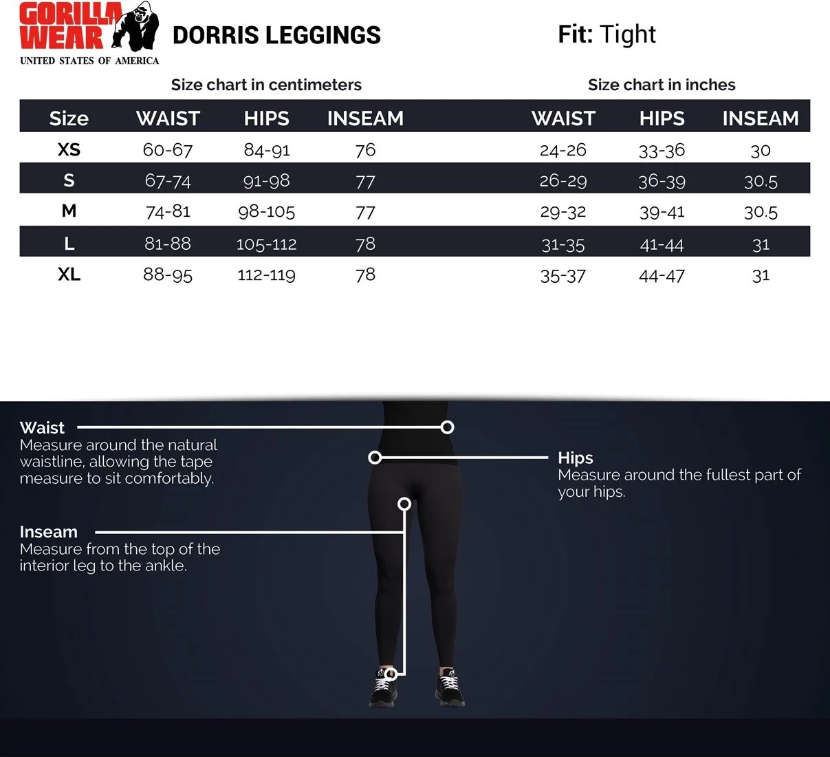 Dorris Leggings - Black