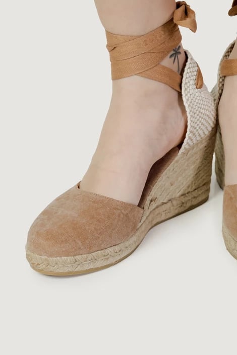 Këpucë për femra Espadrilles, të kafta 