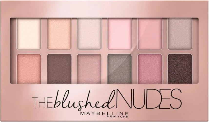 Hije për sy Maybelline The Blushed Nudes, 12 nuanca