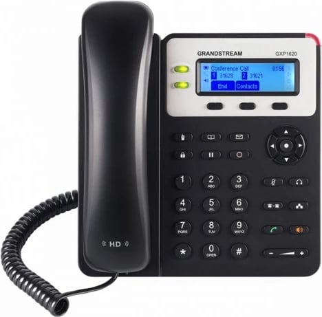 Telefon DECT Grandstream GXP1620, Speakerphone, 500 kontakte, E zezë