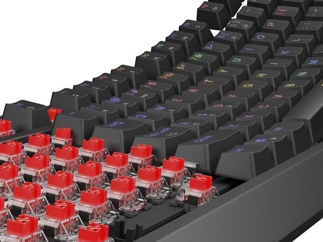 Tastierë mekanike Genesis Thor 230 TKL, RGB Outemu Red, e zezë