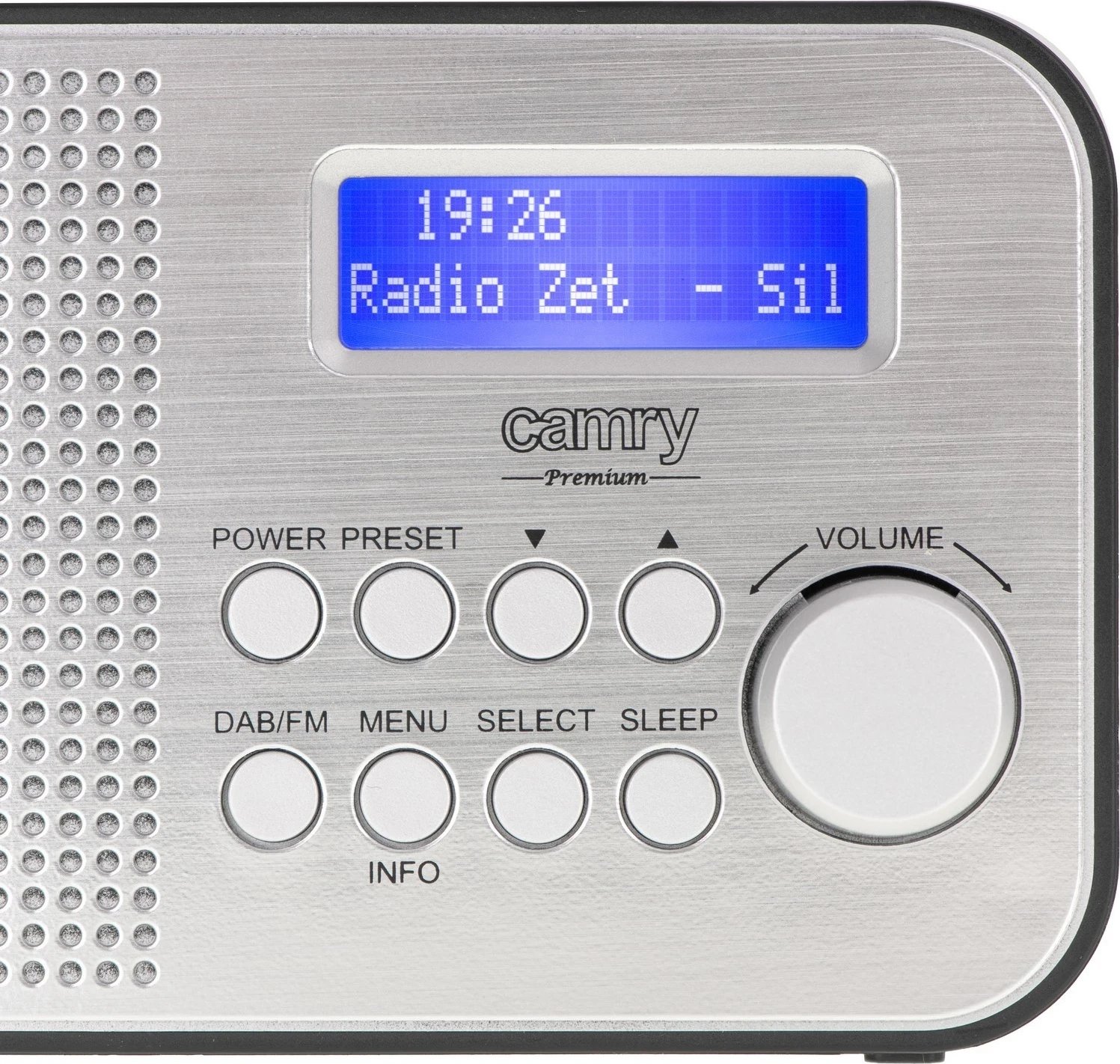 Radio digjitale Camry CR 1179, FM, DAB, DAB+, 2000mAh, e zezë-argjendtë