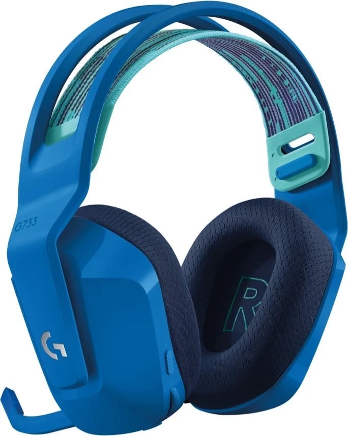 Kufje Logitech G733 Lightspeed, pa tela, blu