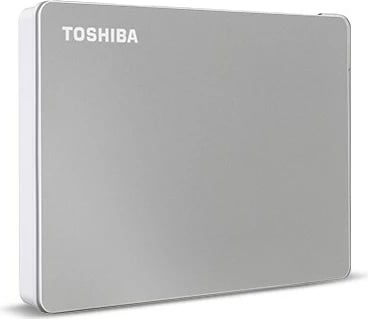 Hard disk i jashtëm Toshiba Canvio Flex, 1 TB, 2.5", USB 3.2 Gen 1, Argjendtë