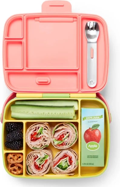 Kuti ushqimi për fëmijë Munchkin Lunch Bento Box with Stainless Steel Utensils