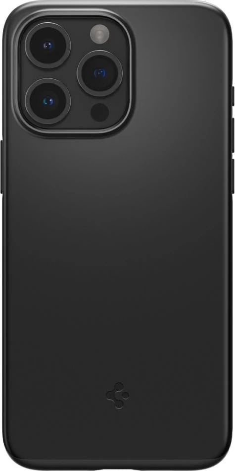 Mbështjellës SPIGEN Spigen Thin Fit iPhone 15 Pro, i zi