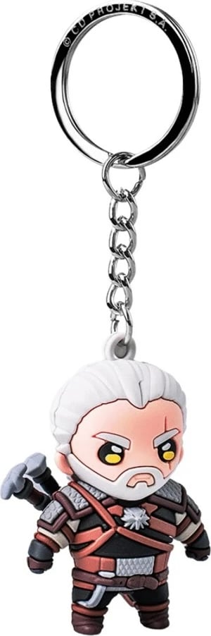 Keychain Cenega Publishing Geralt of Rivia, 3D, Vinyl