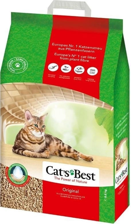 Rërë për mace Cat's Best EcoPlus, 20 L