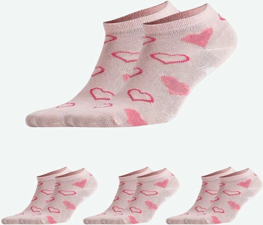 Çorape për femra Socksmax, të purpurta, set 3 copë