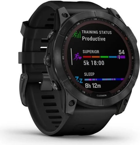 Smartwatch Garmin fenix 7X Solar, 16 GB, GPS, 96 g, E zezë