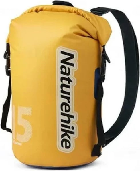 Çantë e papërshkueshme nga uji Naturehike 15L, Verdhë