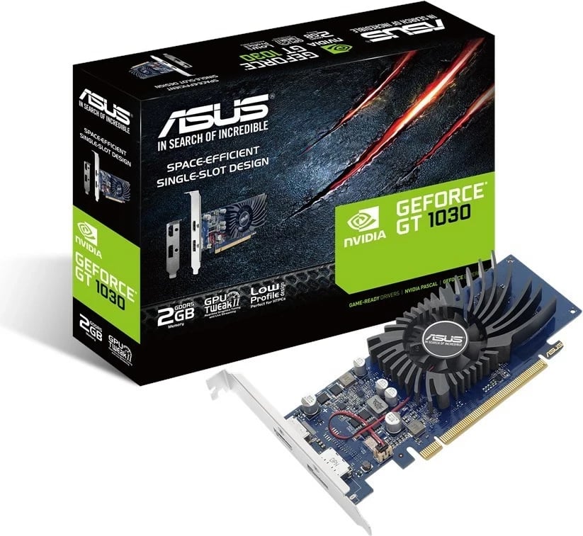 Kartelë grafike ASUS GT1030-2G-BRK, 2 GB GDDR5, e zezë