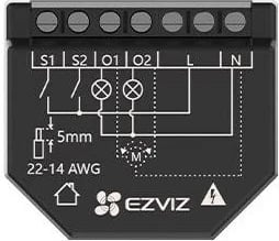 Relé i mençur Wi-Fi Ezviz CS-T36-R100-WM, i zi