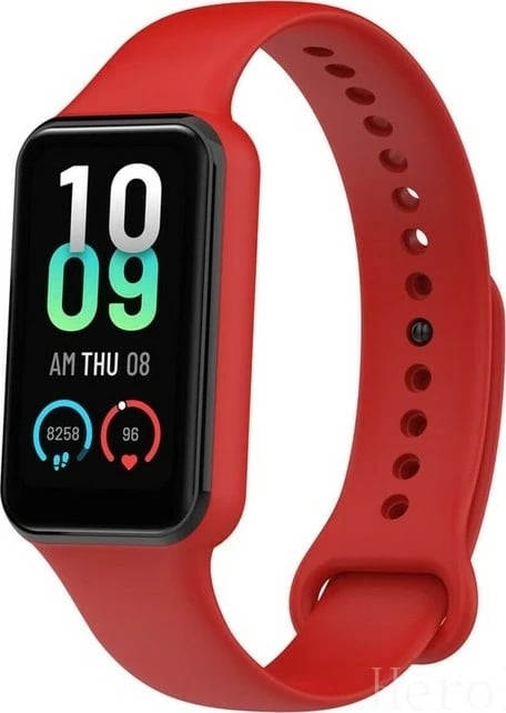 Rrip silikoni Megafox Teknoloji për Xiaomi Redmi Smart Band 2 & Amazfit Band 7, portokalli