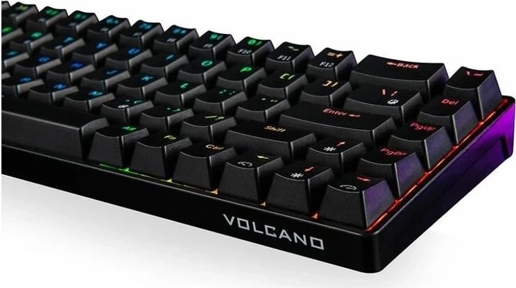 Tastierë Modecom Volcano Lanparty BT, RGB, e zezë 