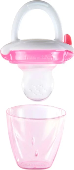 Ushqyes për fëmijë Munchkin Silicone Baby Food Feeder, rozë 