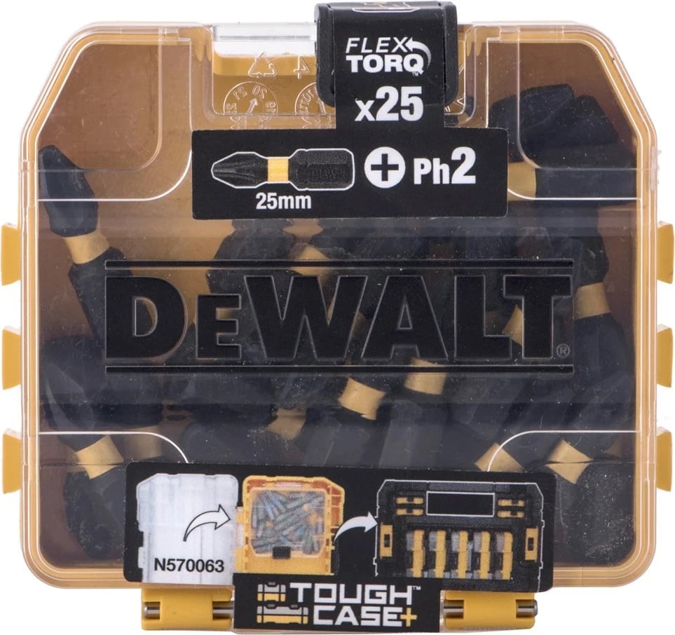 Bita për wkrętarki DeWalt DT70555T, 25mm, 25 copë