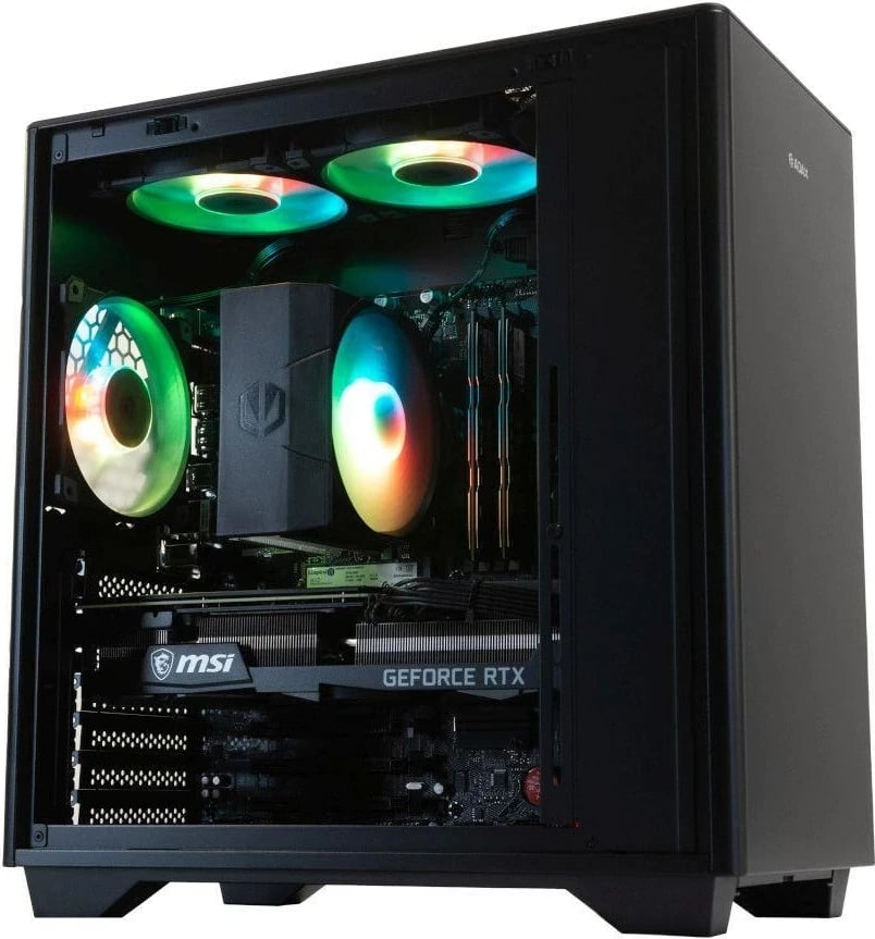 Kompjuter ADAX DRACO EXTREME R5600, AMD Ryzen 5 5600, 16GB RAM, 1TB, RX 6600 XT, RGB