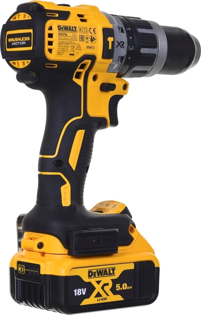 Set Kombinuar DeWalt 18V DCD796, DCG405 + 2x5,0Ah DCK208