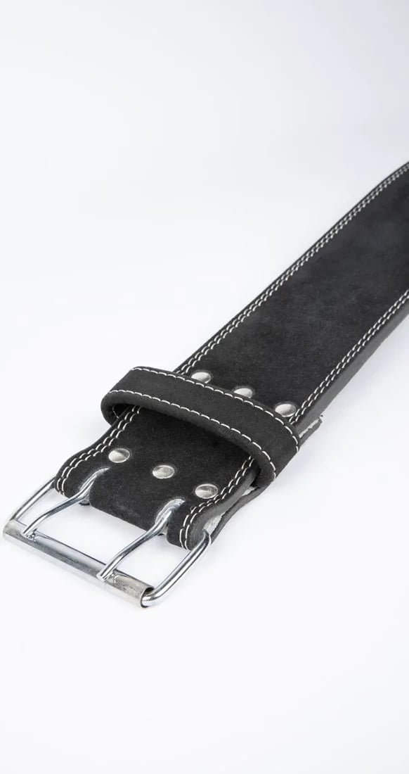 Gorilla Wear 4 Inch Leather Lifting Belt - Black