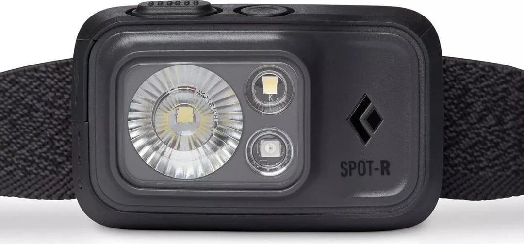 Dritë koke Black Diamond SPOT 400-R, 1500 mAh, IPX8, E zezë