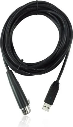 Kabëll audio interfejs Behringer MIC 2 USB, i zi