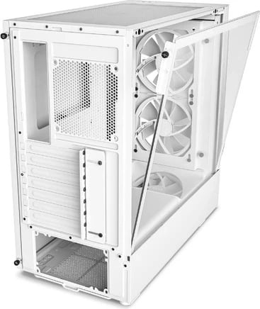 Kasë NZXT H5 Elite, Midi Tower, 1 x USB 3.1, 1x USB-C 3.1, audio, e bardhë